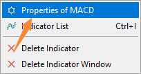 จะตั้งค่าสีของเส้นสัญญาณ MACD บน MT5 ได้อย่างไร